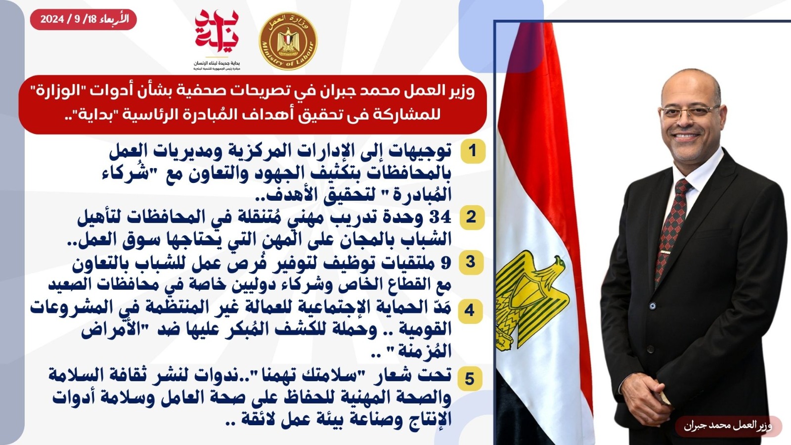 وزير القوى العامله 